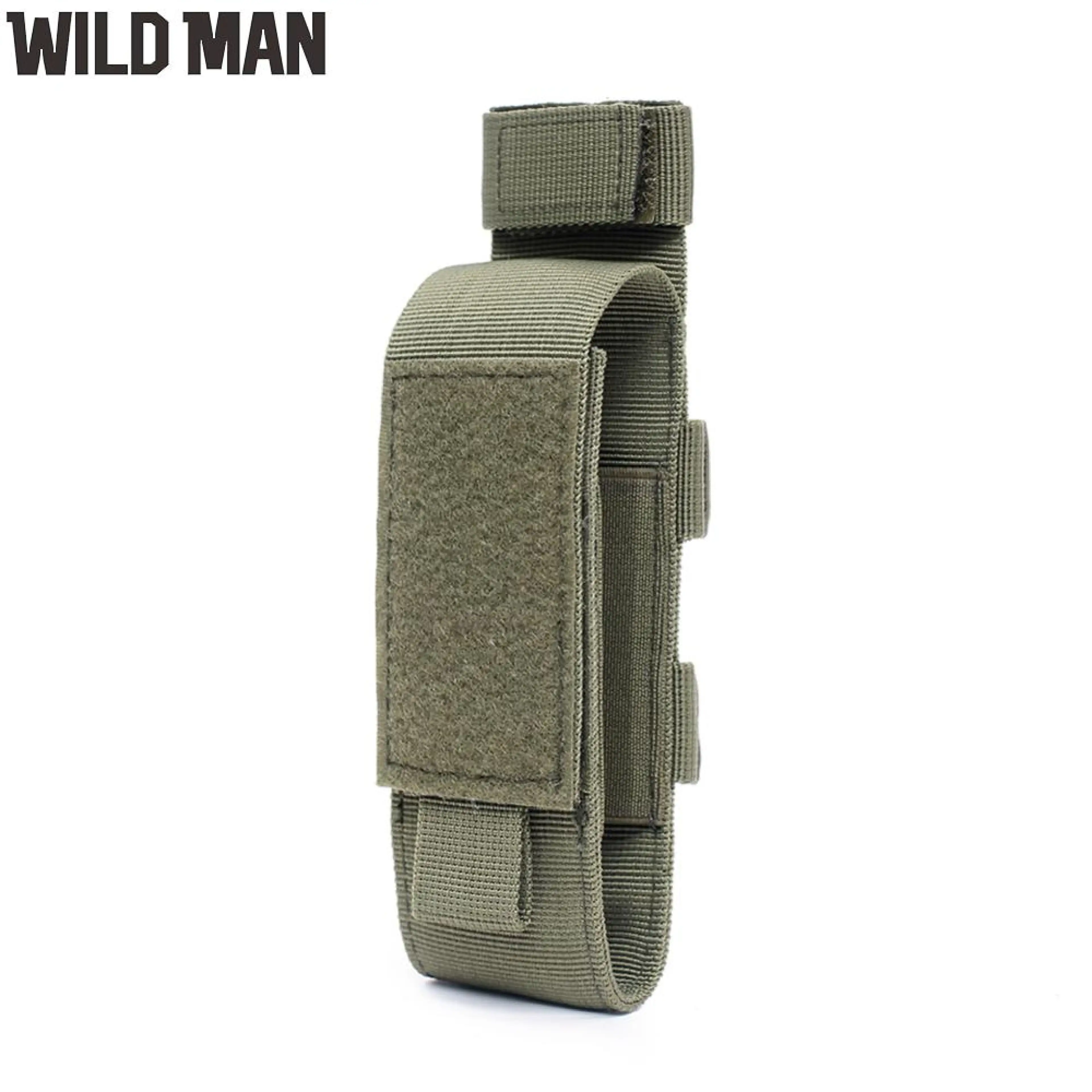 Outdoor LED Flashlight Case with Belt Holster for Camping and Gear Storage