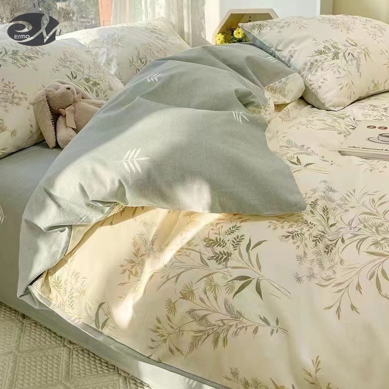 4-piece gift set for bed, home textile and woolen 4-piece set, 1.5 meters and 1.8 meters, student daily necessities ราคา 487 บาท*ส่งฟรี