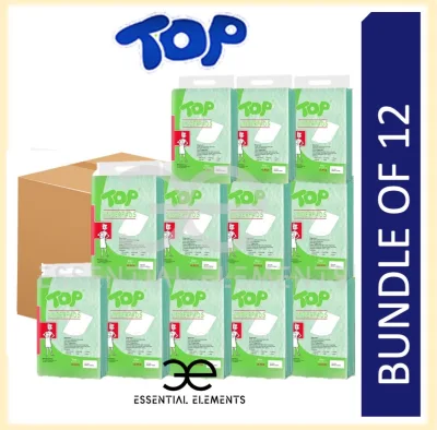 [BUNDLE OF 12] TOP UNDERPADS (60cm X 90cm) 10s Absorbent Underpad Carton Sales | Senior Care | Disposable Sheet