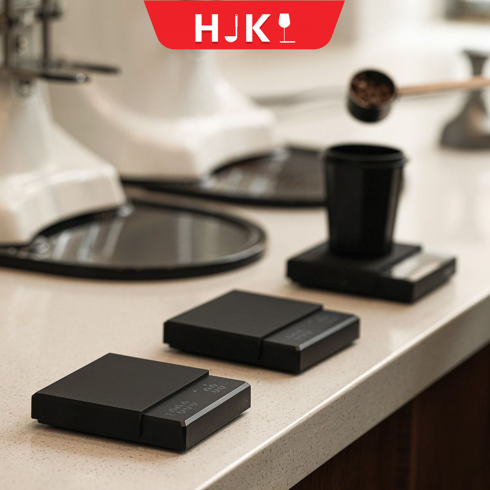 HJKL Kỹ thuật số Cân cà phê Hẹn giờ Độ chính xác cao Cân đồng hồ bấm giờ Mini Trọng lượng gram Cân điện tử Nhà bếp