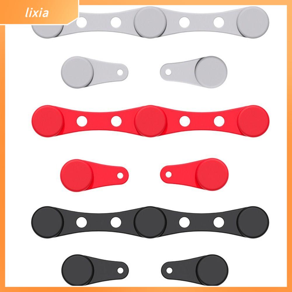 LIXIA Thiết kế không trầy xước Khóa silicone từ tính cho nồi chiên không khí Thiết bị cố định Có thể tái sử dụng Giấy nướng cho máy chiên không khí Nhiệt độ cao Giá đỡ giấy từ tính Phụ kiện nồi chiên không khí