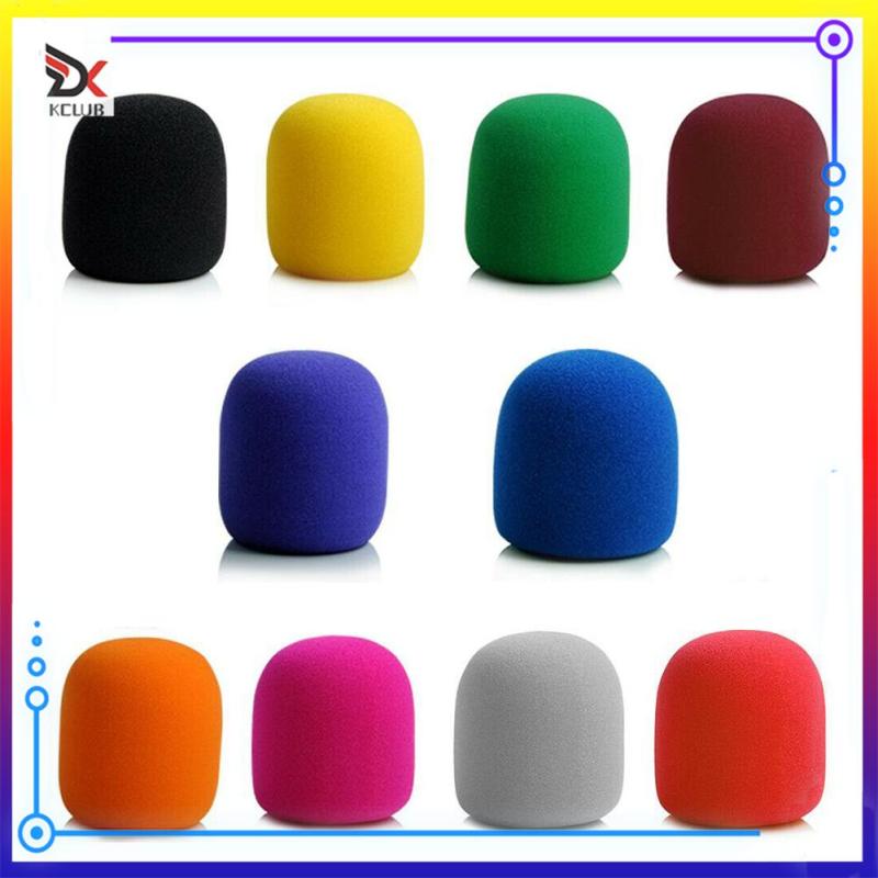 10pcs Microphone Sponge Covers Mic Foam Professional Studio Windscreen Shield Singapore