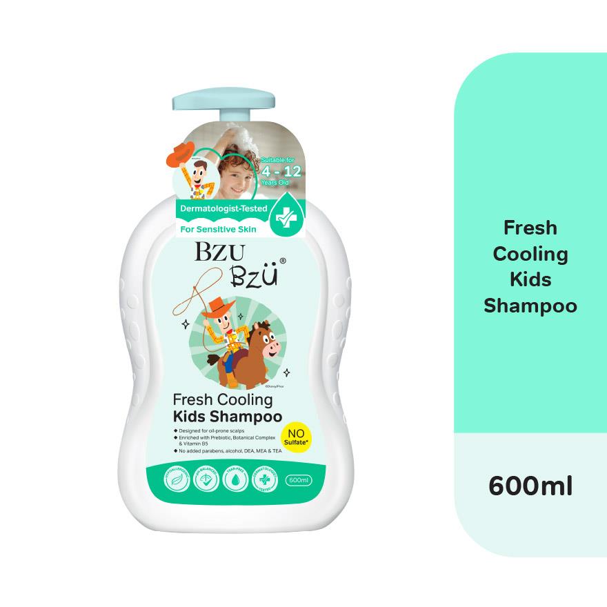BZU BZU Fresh Cooling Kids Shampoo 600ml