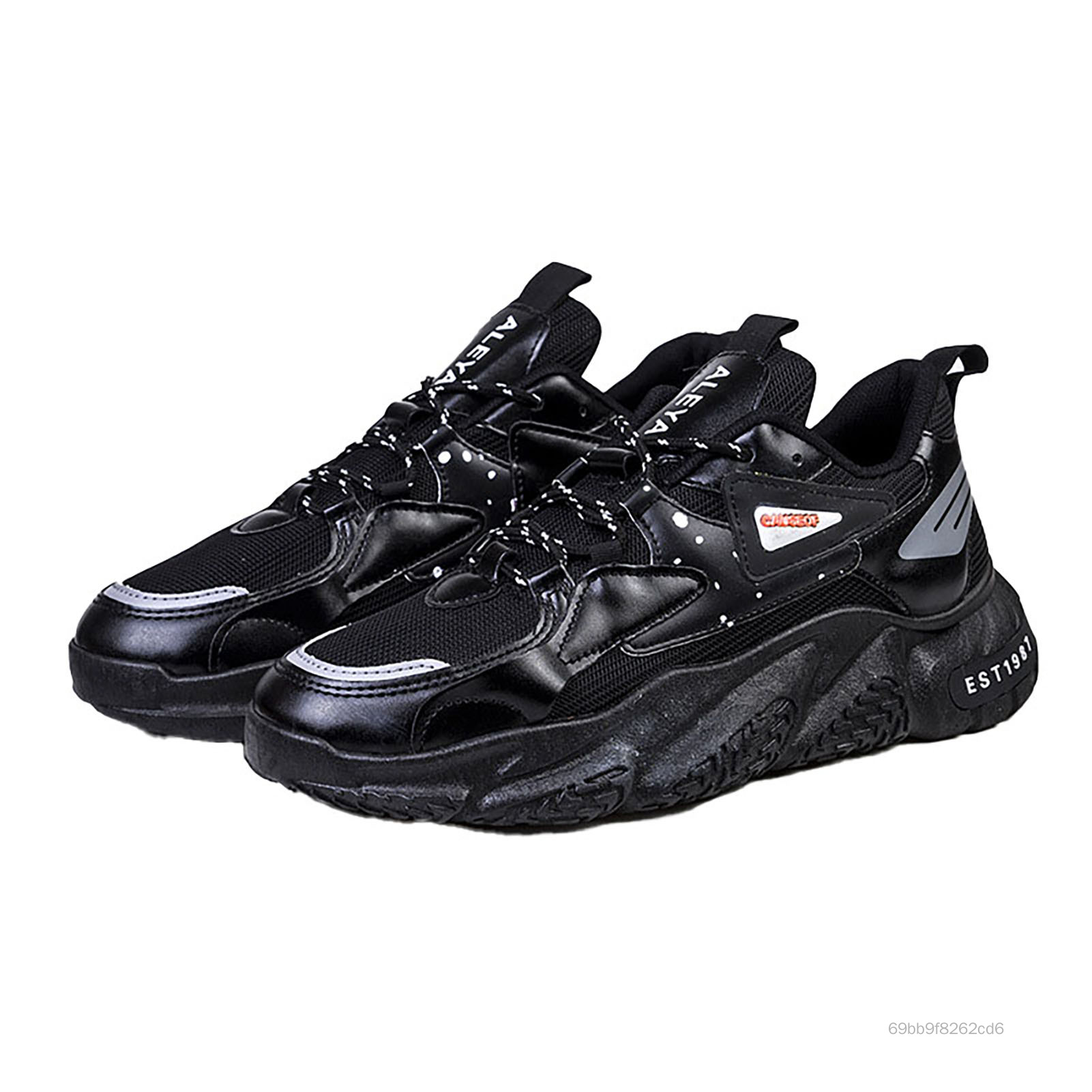 Giày Sneaker Nam Xu Hướng Giày Thường Buộc Dây Màu Trắng Thời Trang Tập Gym Đi Bộ Giày Chạy Bộ Thích Hợp Cho Cuộc Sống Hàng Ngày Và Thể Thao Giày Sneaker Nam LN-VN - 3