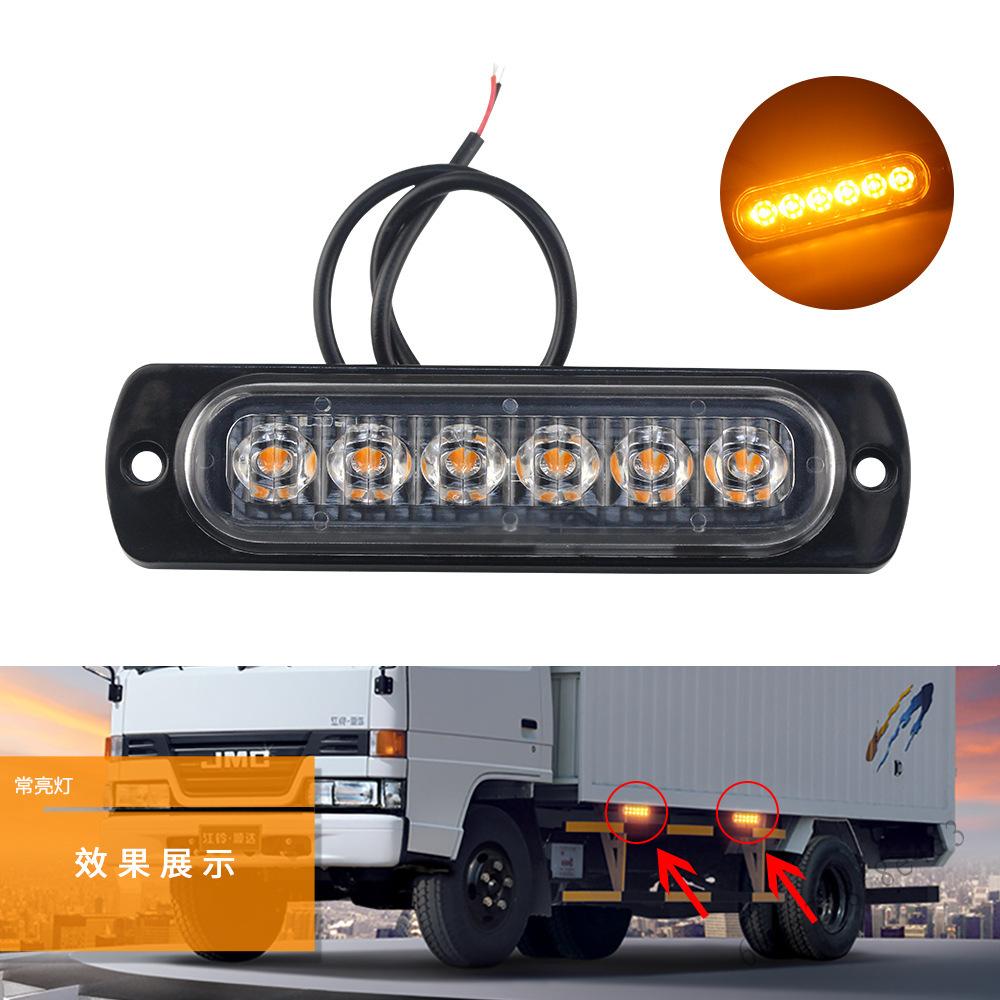 Đèn LED Còi Báo Động 6 Đèn 4 Cụm - Điều Khiển Từ Xa Không Dây Độ Sáng Cao Chống Nước IP65 Cho Cứu Hộ Xe Máy Xe