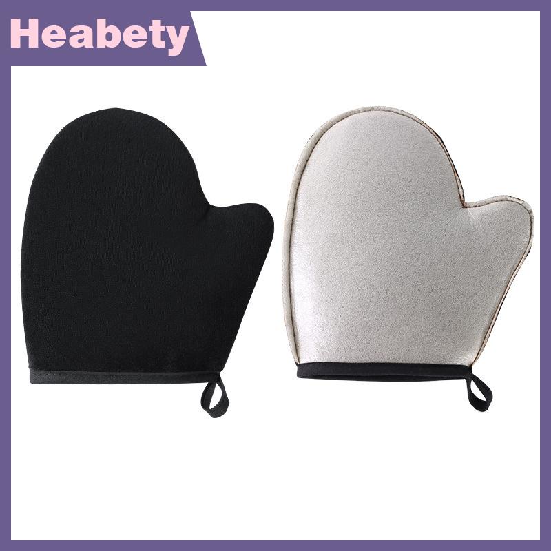 Heabety Tự-thuộc da ứng dụng găng tay-không Thấm Nước Sợi nhỏ công cụ cho streak-miễn phí kem dưỡng da cơ thể & tự-tan ứng dụng