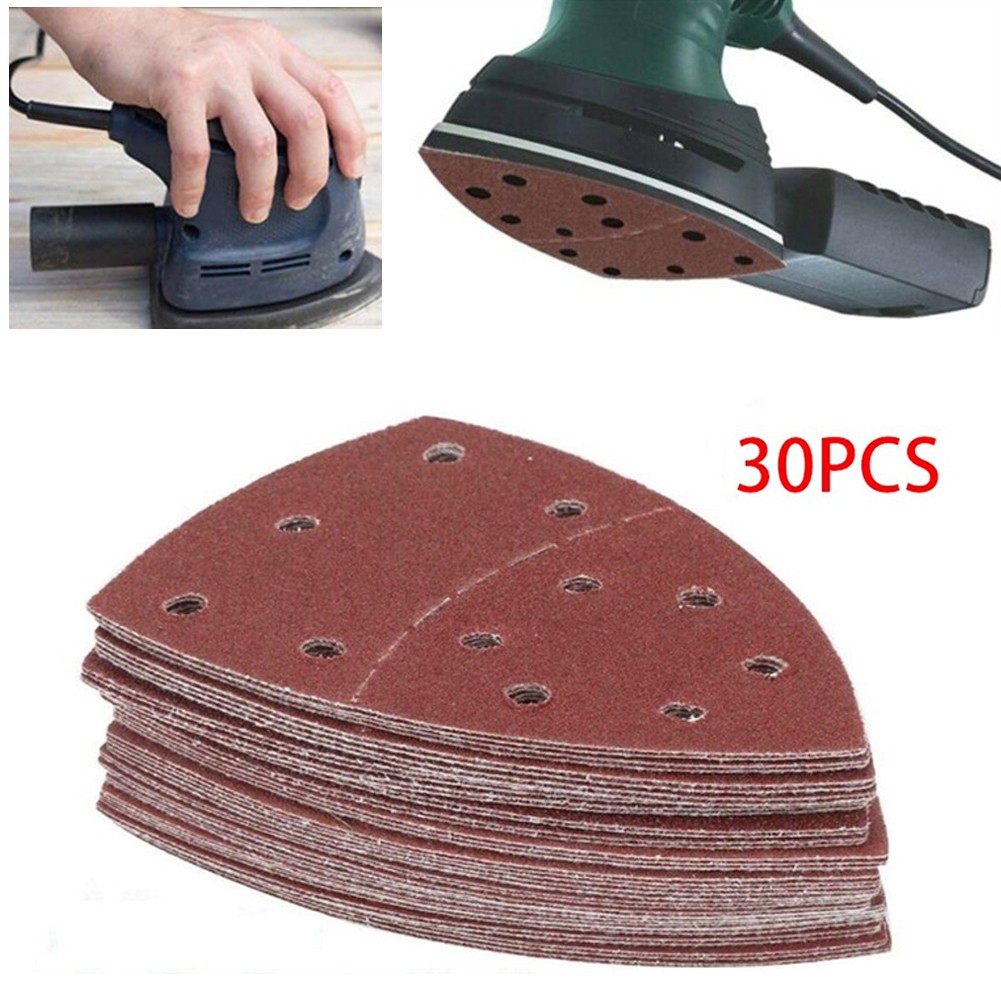 Hometool nhôm Oxit sandpapers 30 cái của tấm chà nhám cho sự hài lòng tối đa