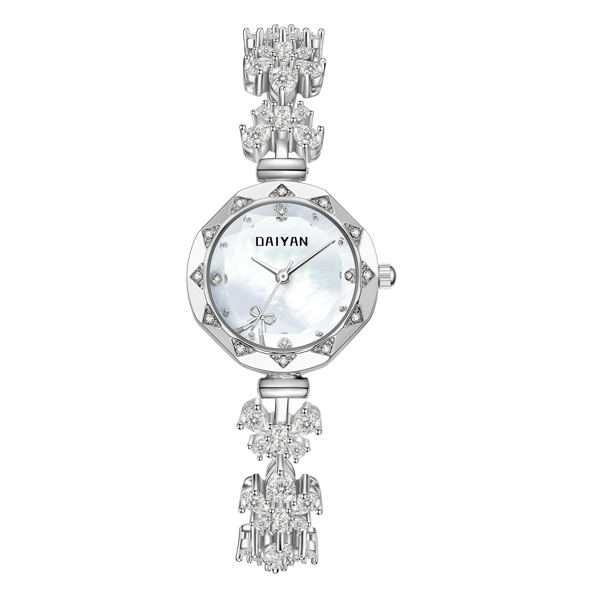 Fashionable Light Luxury Watch Women's Waterproof Exquisite Crystal Slim Bracelet Watch Women's Watch D695 syy Presyo  2,933 Piso*Libreng Shipping