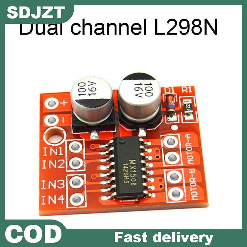 【SDJZT Tools】 Dual Channel DC Motor Driver Mini Module PWM Speed Control Beyond L298N