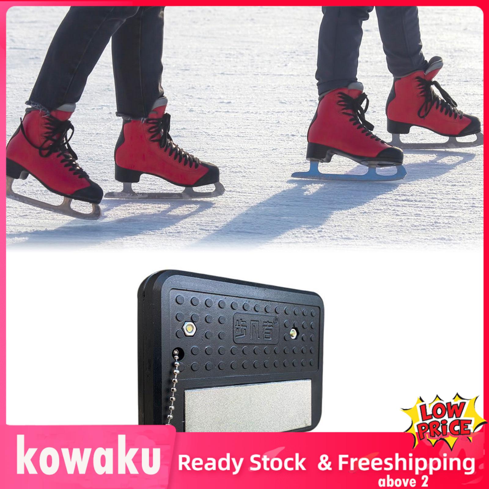 Kowaku trượt băng Cạnh dụng cụ mài lưỡi dao Mịn Đá Mài đá mài Công Cụ Cho Nhà Thể Thao Ice Hockey Máy Nghe Nhạc Ngoài Trời Hockey Giày Trượt