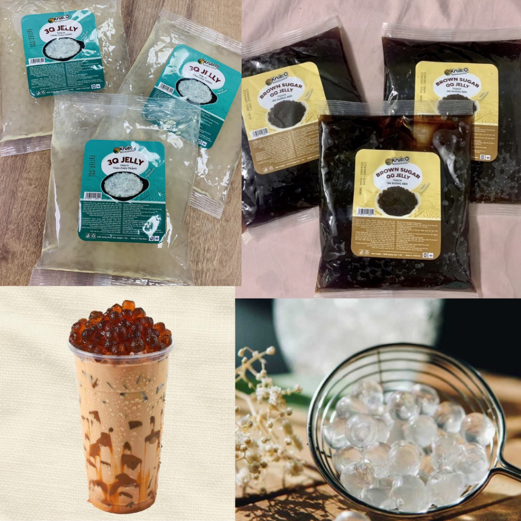 Trân Châu 3Q Krub.O Topping đồ uống 1KG