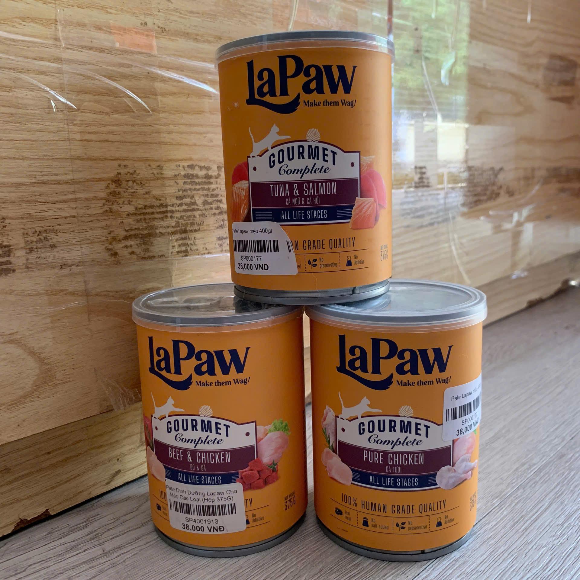 Pate cho Mèo mọi lứa tuổi laPaw Gourmet dinh dưỡng