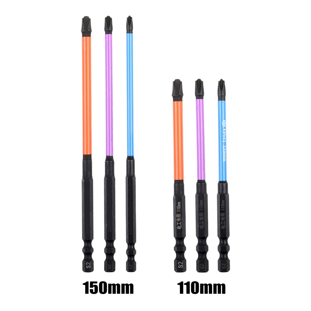 Bền lâu bit tuốc nơ vít chữ thập đặc biệt 110mm + 150mm cho fph1 fph2 fph3