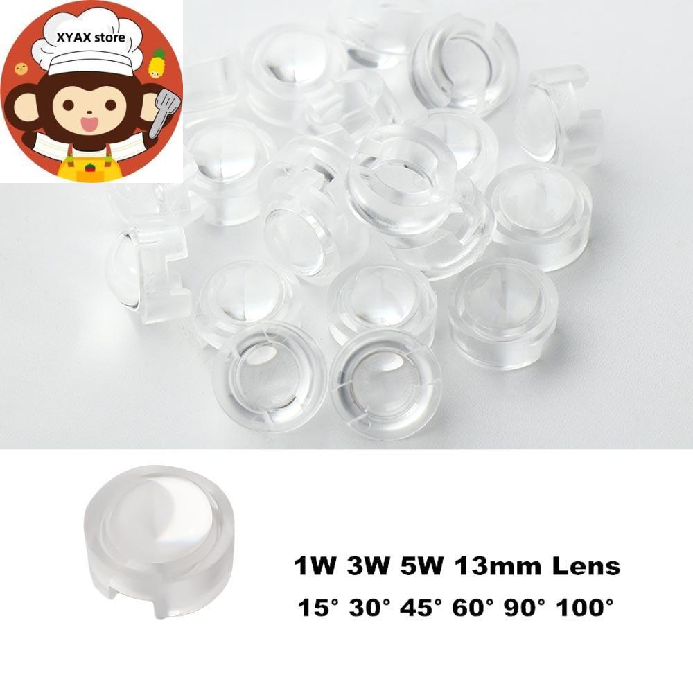 ANGY Ống kính quang học LED PCB Ống kính acrylic lồi Ống kính 15 30 45 60 90 100 độ Ống kính chuẩn trực cho IR CCTV Ống kính LED Ống kính mini Ống kính acrylic Ống kính 13mm
