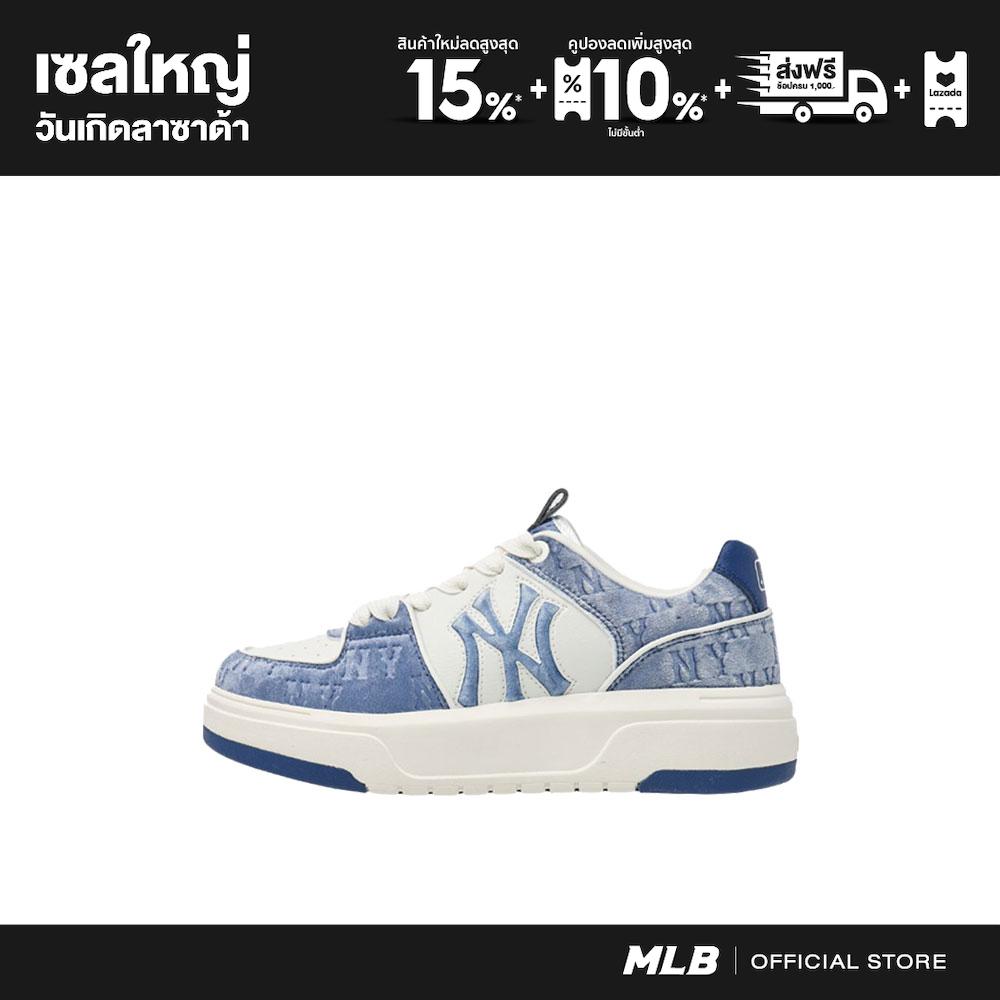 MLB Sneakers Unisex Chunky Liner Velvet Monogram Model 3ASXCVC46 50NYS Navy ราคา 2,495 บาท*ส่งฟรี