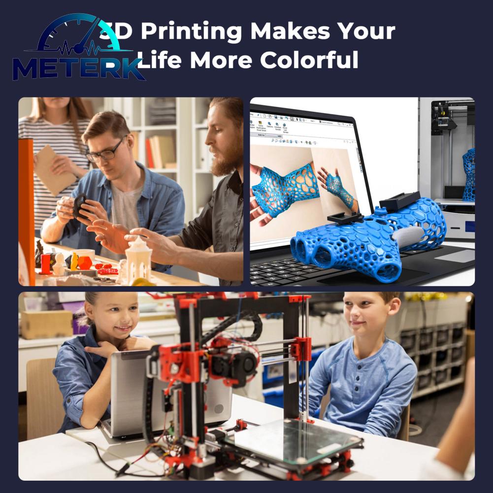 Meterk Creality Hyper PLA Filament 1.75 มม ความลื่นไหลสูงวัสดุการพิมพ์ 3D ความเร็วสูงแกนการอัดขึ้นรูปที่มีความเสถียรมิติความแม่นยำ 1KG (2.2lb) +/- 0.03 มม มาตรฐาน 1 ม้วน - สีเทา ราคา 1,129 บาท*ส่งฟรี