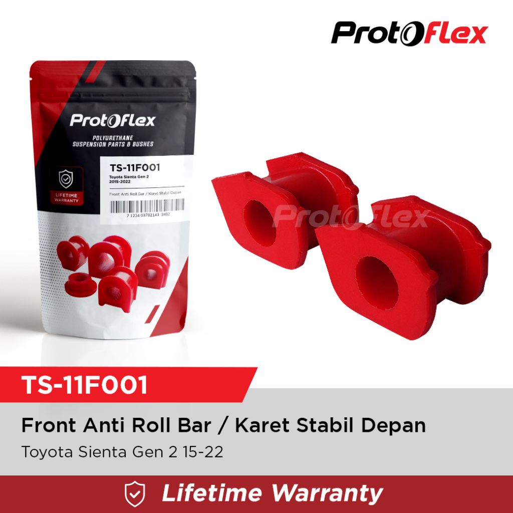 Protoflex Bushing Karet Stabil Depan Toyota Sienta Gen 2 15-22 Harga 200,000 rupiah*Gratis Ongkir
