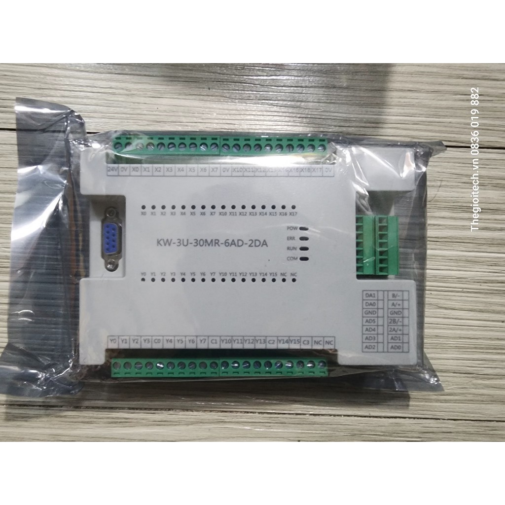 Bộ lập trình PLC LK3U FX3U 14 16 20 24 30 32MT 32MR 48 64 MT MR MRT AD2DA phát xung 4/8 TRỤC RTC Modbus RTU RS485 ADPRW. TGT - KW FX3U-30MR 407