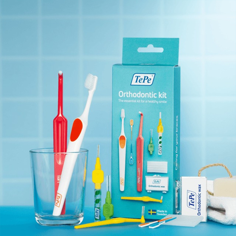 [Mắc Cài] Bộ sản phẩm chăm sóc răng chỉnh nha Tepe Orthodontic Kit