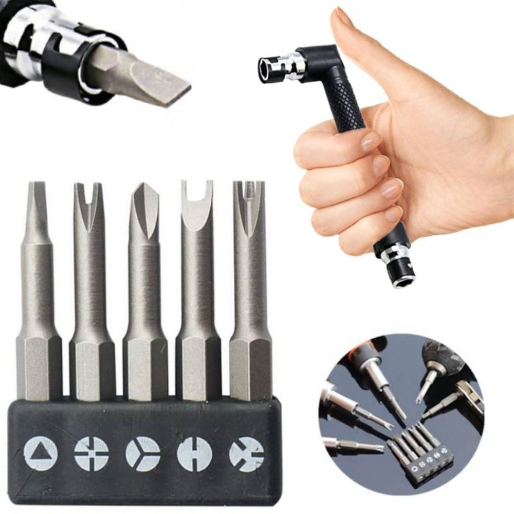 DESHAN 50mm Cờ lê hai đầu Ba điểm Góc Loại chữ Y Chữ thập bên trong Bộ tuốc nơ vít Hình chữ U Tuốc nơ vít hình đặc biệt Dụng Cụ Mũi tuốc nơ vít