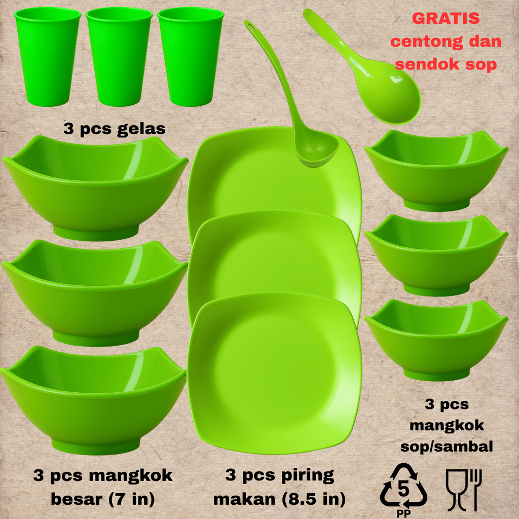 Maut Combo 14 Pcs Complete Dining Set