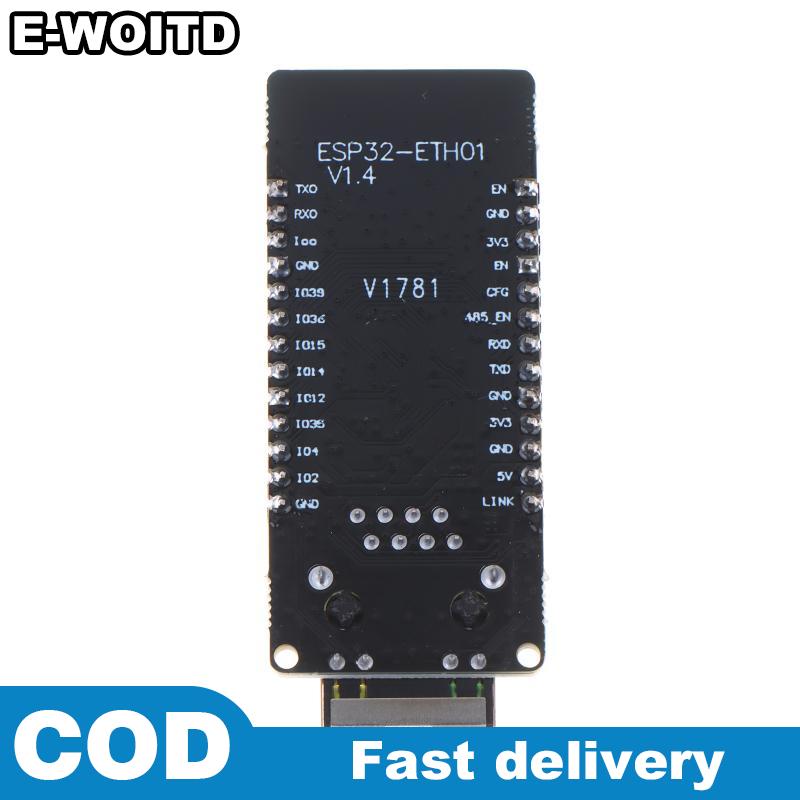 E-WOITD Wt32 eth01 ESP32 MCU mô-đun không dây nối tiếp mạng Bluetooth nhúng giải pháp cho thiết bị từ xa giám sát Giá 228,990 Đồng*Miễn phí vận chuyển