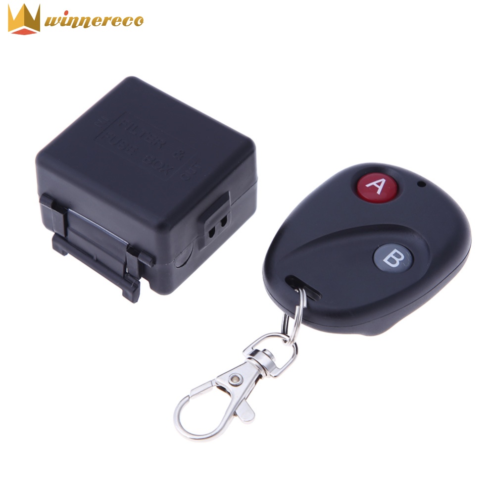 Remote Control Power Switch 433MHZ DC 12V 1 Channel Relay for Smart Home and Electrical Control ราคา 147 บาท*ส่งฟรี