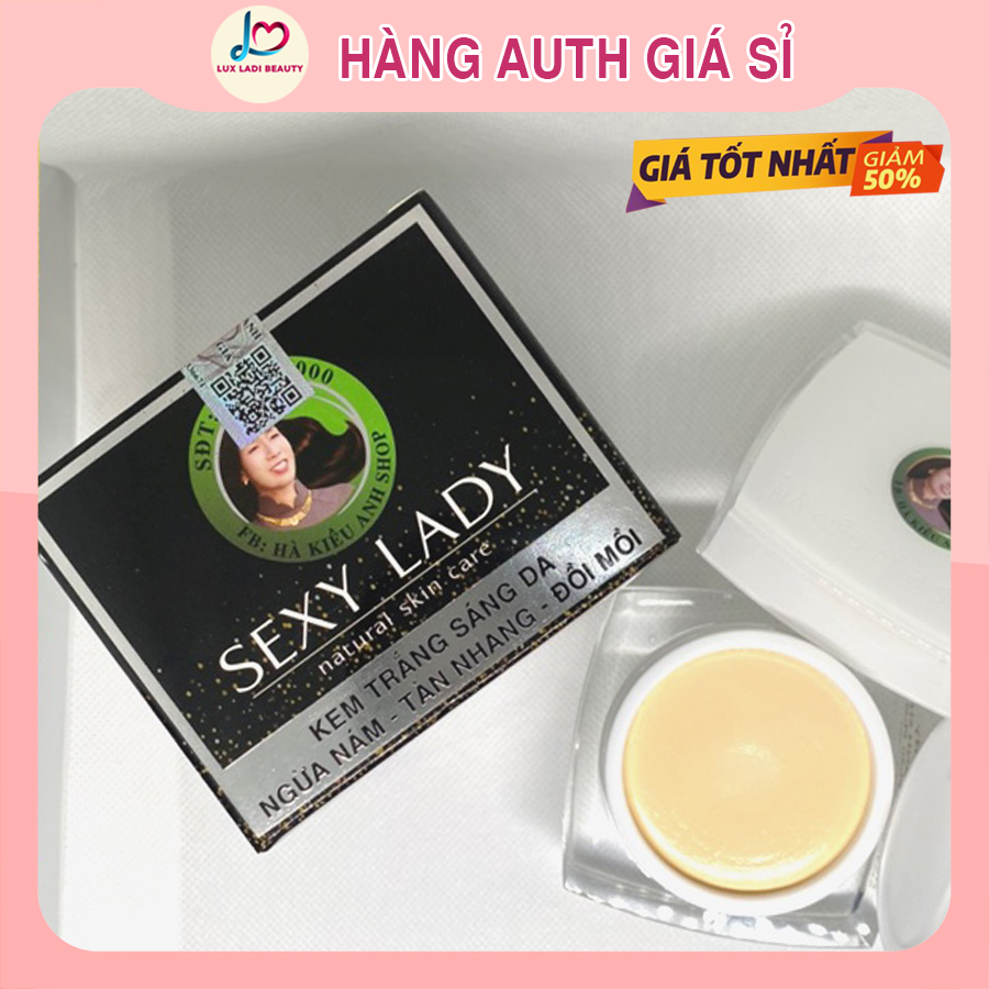 Kem trắng da Sexy Lady Hà Kiều Anh 50g, giúp giảm thâm nám tàn nhang đồi mồi hiệu quả