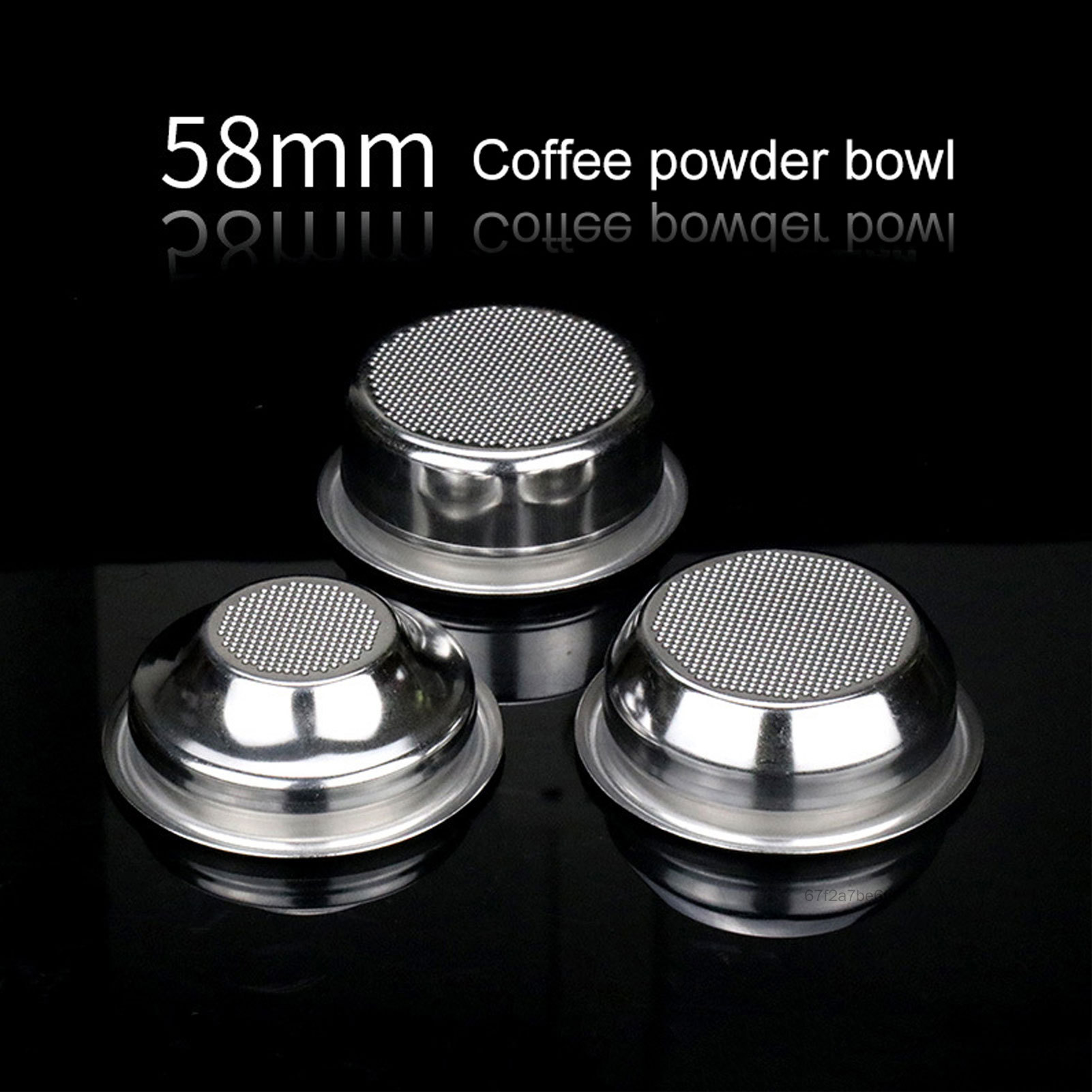 Thép không gỉ 58mm Không chịu áp lực Máy pha cà phê Espresso Giỏ lọc cà phê Giỏ đựng cà phê có thể tái sử dụng Dụng cụ lọc cà phê VT-VN