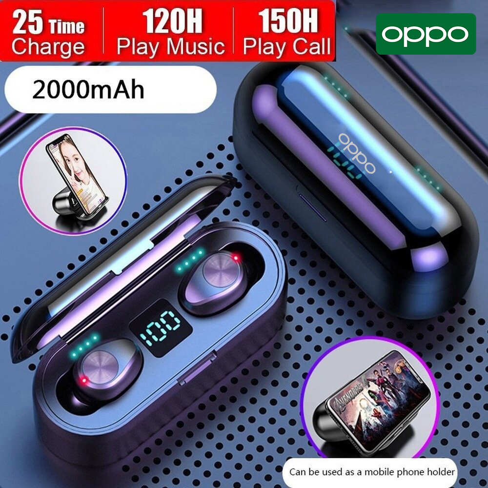 Tai nghe bluetooth không dây OPPO F9 TWS Có Micrô khử tiếng ồn