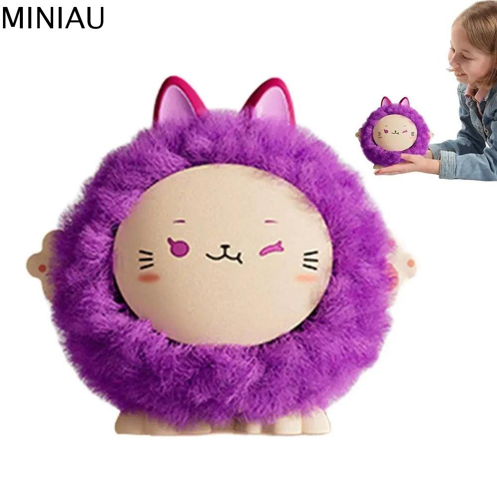 MINIAU Có đèn Búp bê nhồi bông dạ quang lắp ráp Tay tự làm Câu Đố giáng sinh Đồ chơi vải lông tự làm Đồ chơi nhồi bông Dễ thương Đồ chơi sáng tạo thủ công tự làm Trau dồi khả năng thực hành