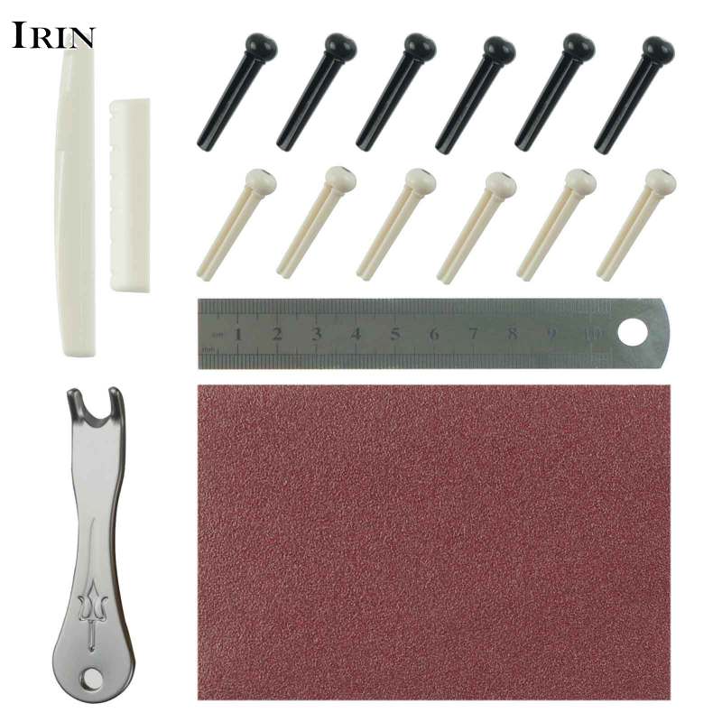 17 cái Guitar nút Ngựa đàn chốt giữ dây đàn Guitar Acoustic puller Guitar chốt ghim Remover nhạc cụ Phụ kiện cho Guitar Ukulele