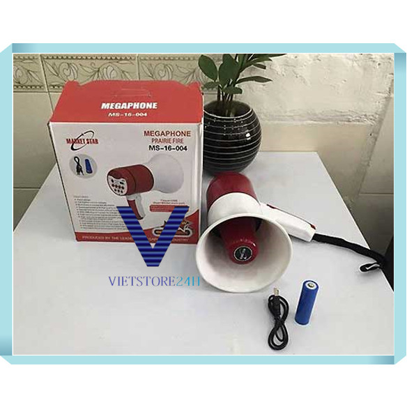 Loa Phóng Thanh Ghi Âm Phát Lại Cầm Tay Có Cổng Usb MS - 16 - 004, Loa Bán Hàng, Loa Bán Dạo , Loa Tục Ếch