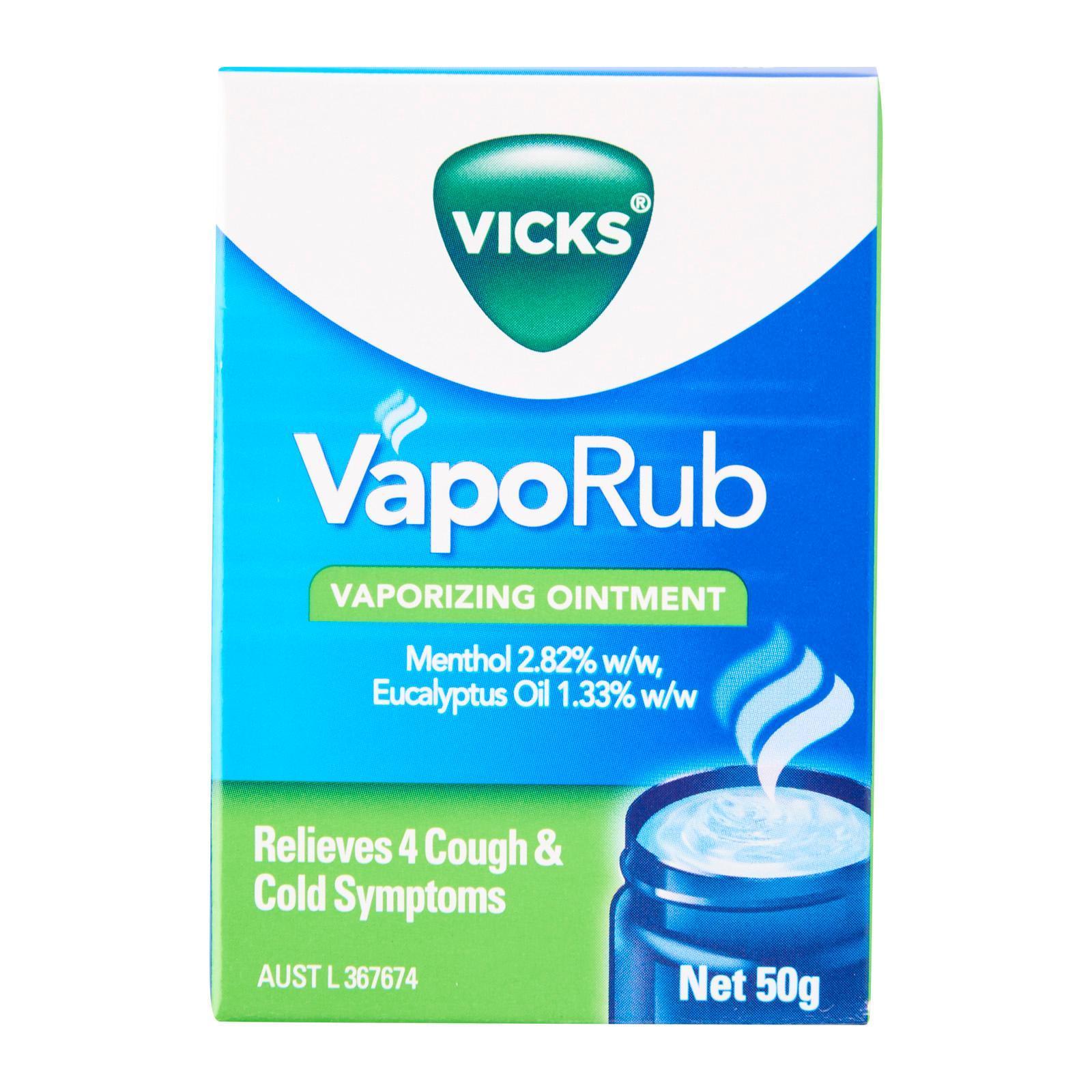 Vicks VapoRub 50ml / 50g | Relieves 6 Cough & Cold Symptoms | Expiry 2025