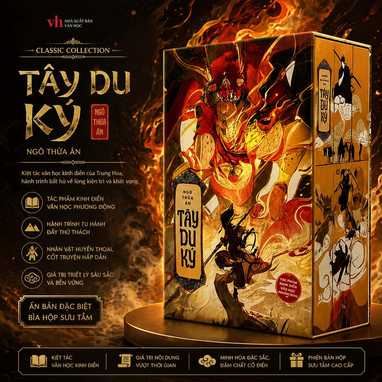 Sách - Tây Du Ký - Hộp Cứng - Bìa Mềm - Trí Việt