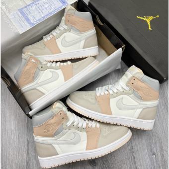 Giày Jordan 1 High Milan cao cổ, Giày JD1 Hight hồng đất cao cấp full box bill
