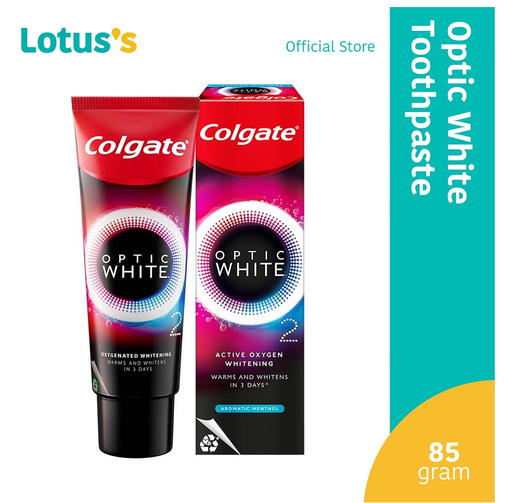 perbezaan colgate optic white