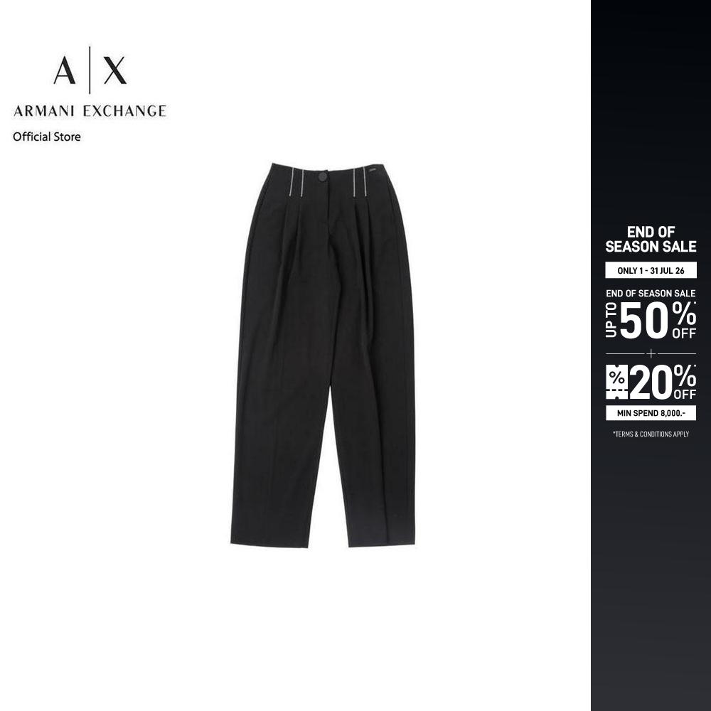 Armani Exchange Trousers Women XW000657-AF16145-UC001 Black ราคา 4,295 บาท*ส่งฟรี