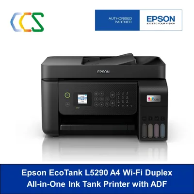 Epson EcoTank L5290 A4 Wi-Fi All-In-One Printer ***Print,Scan,Copy,Fax with ADF*** Replacement for L5190 printer [ Ready Stock ]