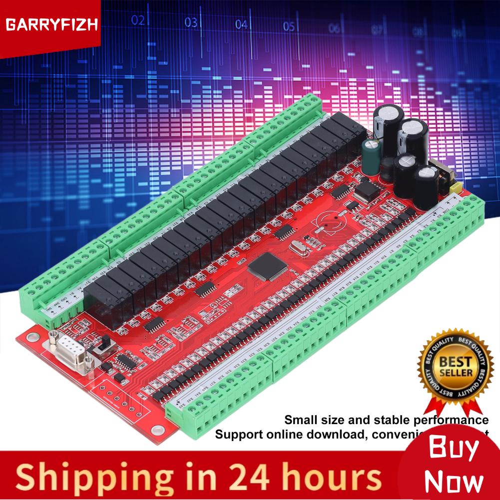 GARRYFIZH PLC Industrial Control Board Programmable Logic Controller ดาวน์โหลดออนไลน์ความเร็วสูง DC24V พร้อม Standoff สำหรับการควบคุมอัตโนมัติสำหรับการอัพโหลดโปรแกรม ราคา 4,607 บาท*ส่งฟรี