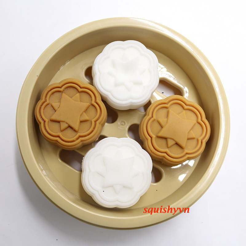 ⚡ Y HÌNH⚡ Squishy Bánh Bao Mochi Cute, squishy bánh gối chính hãng bao bì