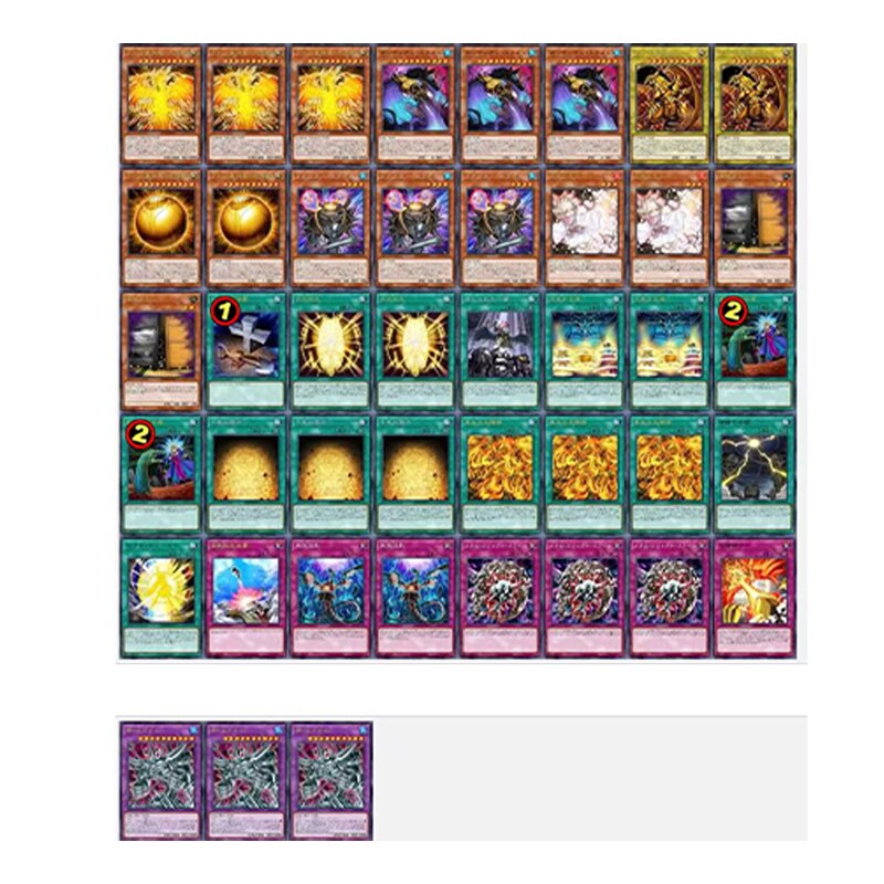 43 chiếc thẻ Yugioh Bộ bài bài chiến đấu giao dịch rồng có cánh ra thẻ tự làm chơi trò chơi