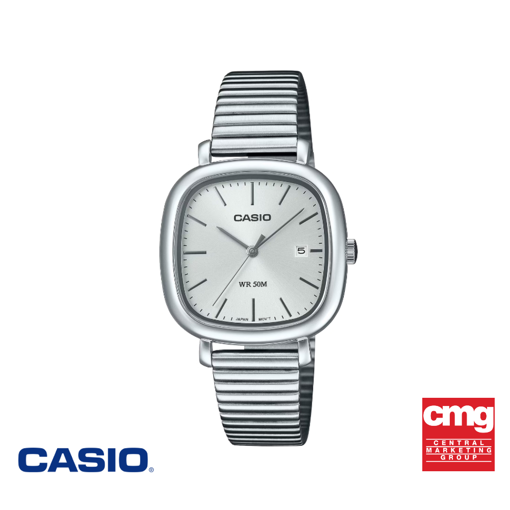 CASIO UNISEX WATCH CASIO LTP-B166D-7AVDF STAINLESS STEEL SILVER ราคา 3,045 บาท*ส่งฟรี
