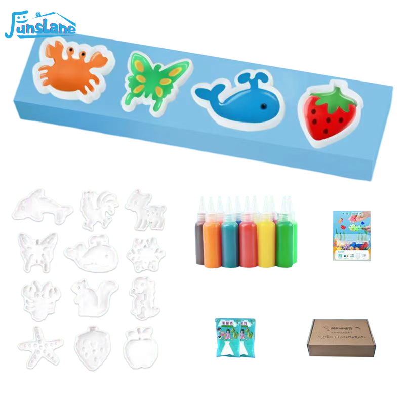 FunsLane Magic Water Elf Handmade Water Toy Creative DIY Marine Life Mold Magic Water Toy For Children Birthday Gifts