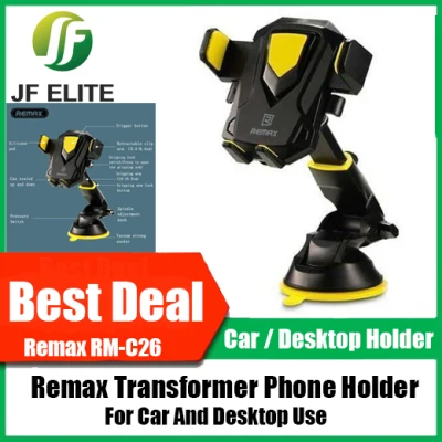 Remax RM-C26 Car & Desktop Phone Holder For Smartphone Local Singapore Seller