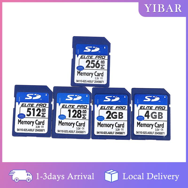 【YIBAR】 128Mb 256Mb 512Mb 2GB 4GB SD thẻ tiêu chuẩn an toàn bộ nhớ kỹ thuật số
