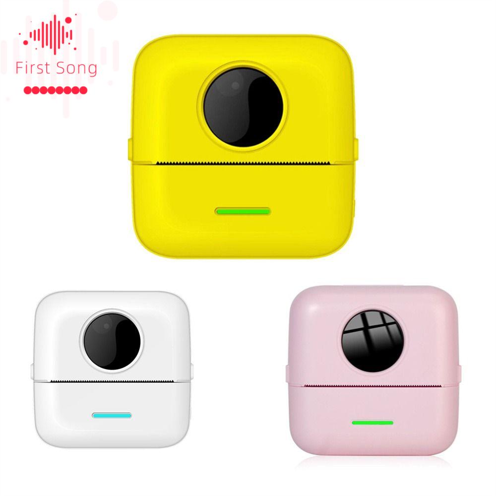 FIRST SONG Có thể in Máy in văn phòng Giấy nhiệt trắng đen Máy in mini X5 In nhãn ảnh Máy in ảnh 57mm Máy in Bluetooth 2D Máy in bỏ túi Máy in mini không dây Máy in nhiệt Bluetooth