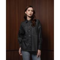 Mayoutfit.id Emery Shirt | Kemeja Denim Basic Wanita Oversize