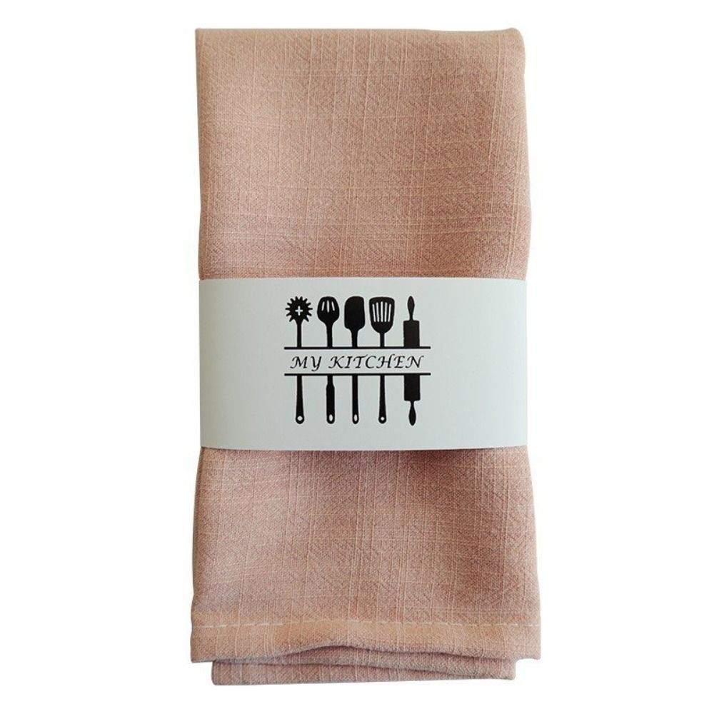 ZM6J3J Tái sử dụng Khăn ăn vải lanh cotton Mềm Trang trí bàn Khăn trà Đa năng Hoài cổ Tấm lót đĩa Tiệc - 7