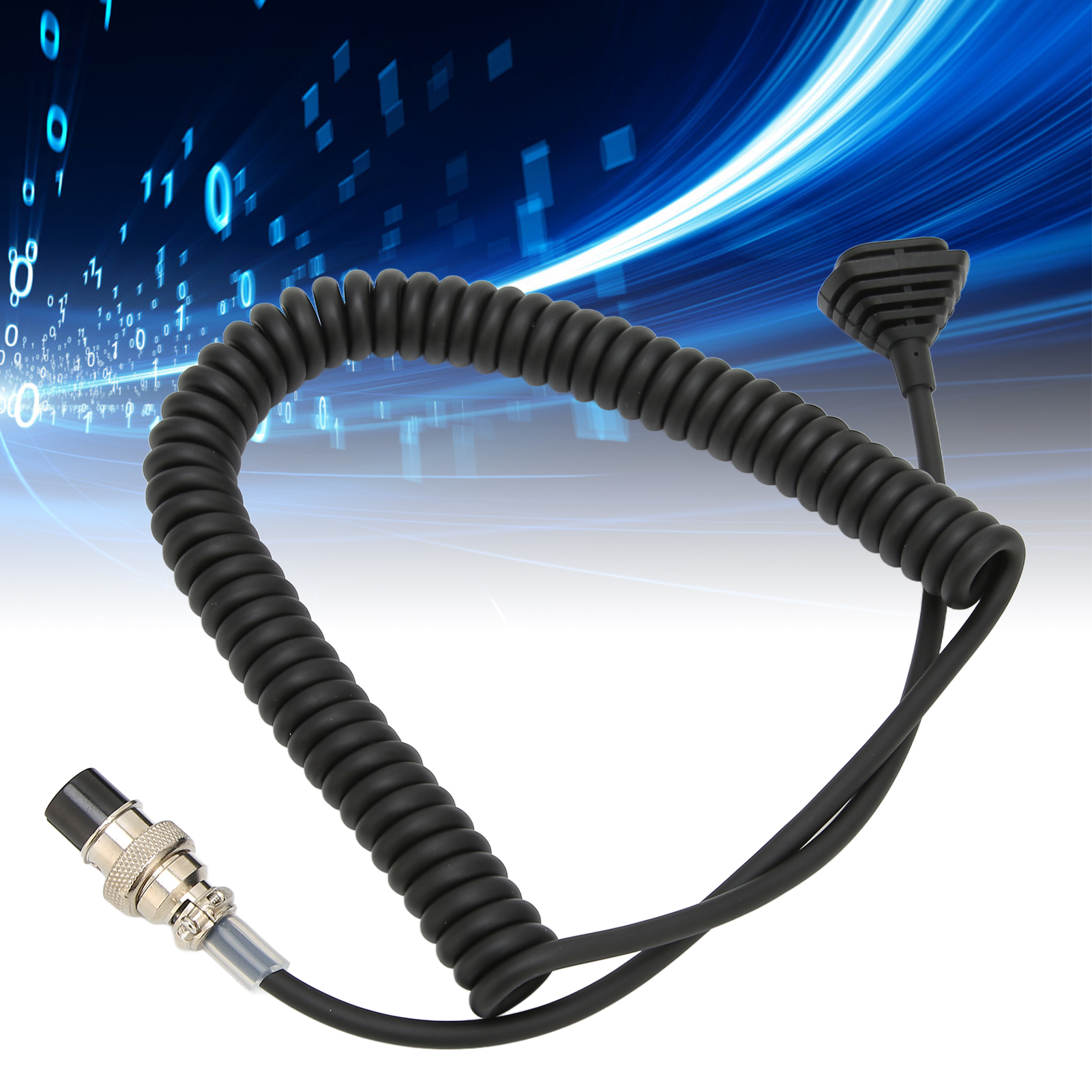 Micro cầm tay Cáp Mic cáp dễ dàng để cài đặt Stretchable cho dr‑ 06 cho dr‑ 03 cho alinco